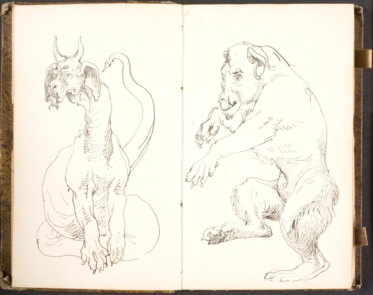 第 29 号素描本德累斯顿，1845-1846 年 作者 洛伦兹·弗罗利希
