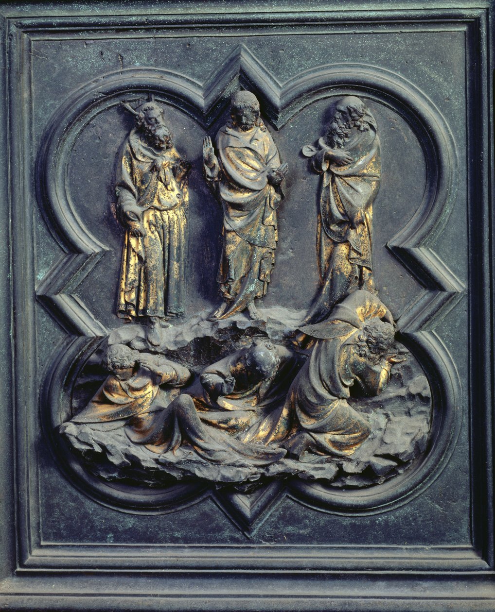 变形，San Giovanni洗礼堂北门第九小组，1403-24（青铜） 作者 洛伦佐·吉贝蒂（Lorenzo Ghiberti）
