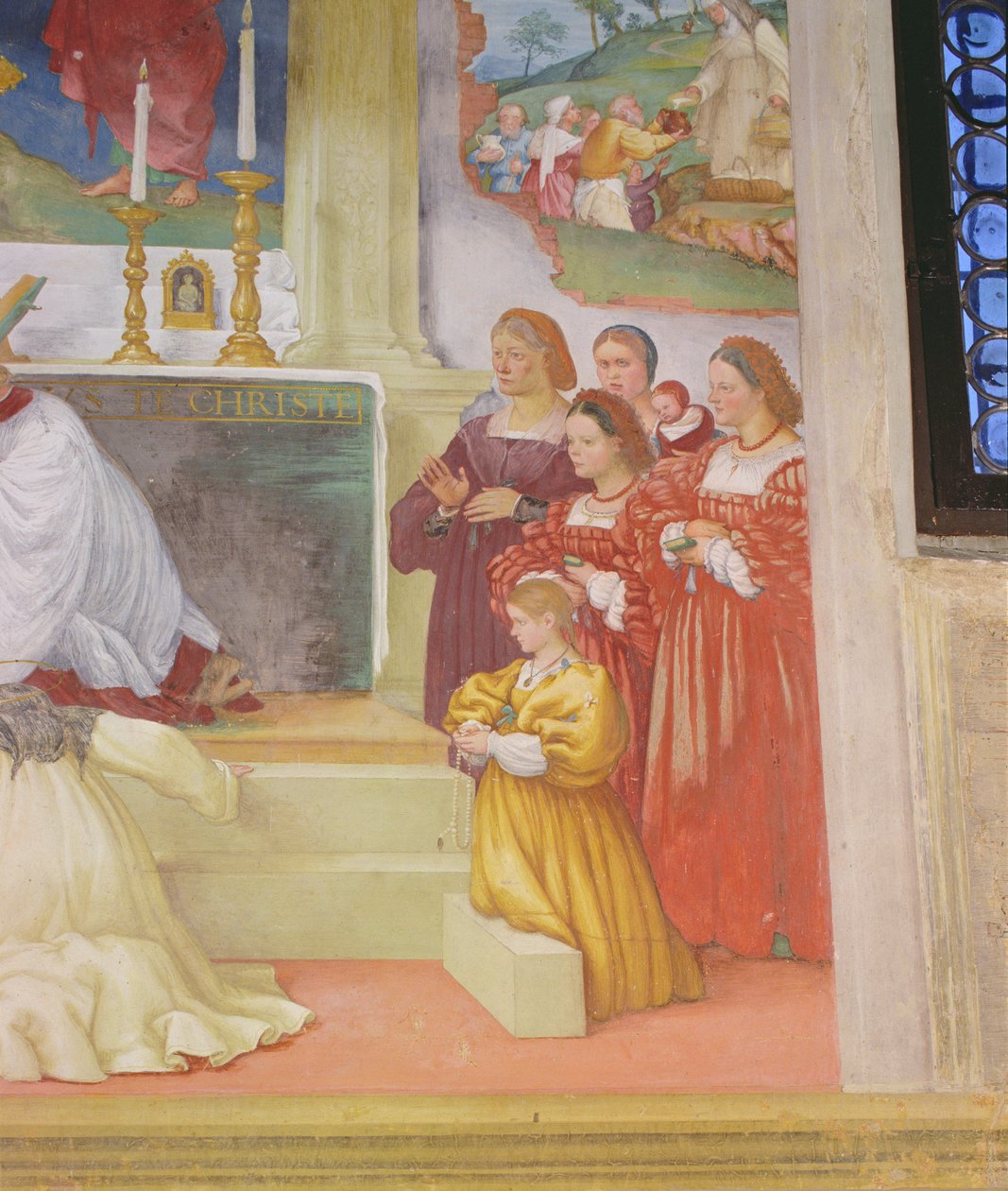 详细信息来自&39;Santa Brigida服装&39;，1524 作者 洛伦佐·乐透（Lorenzo Lotto）