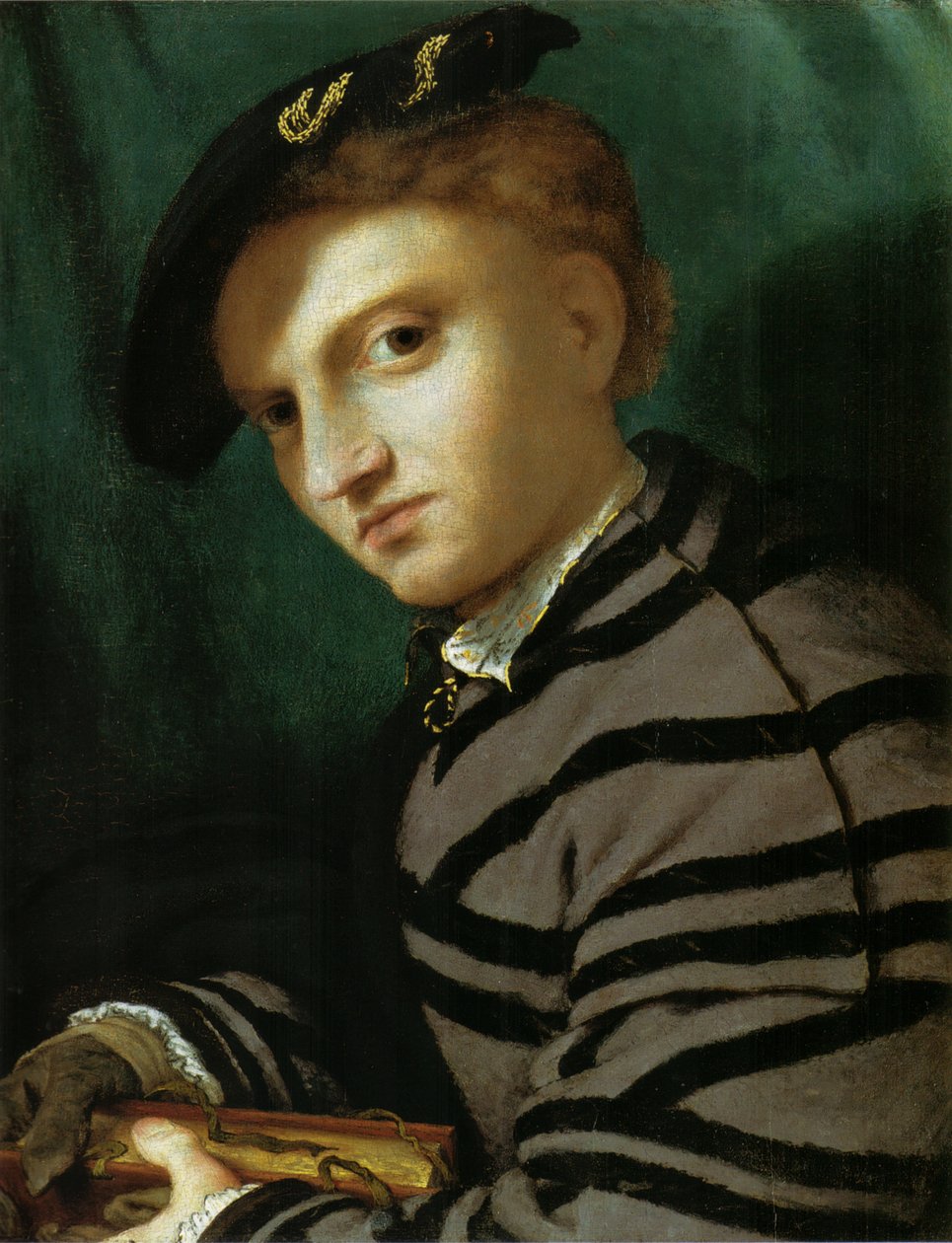 一个年轻人的画象有书的 作者 洛伦佐·乐透（Lorenzo Lotto）