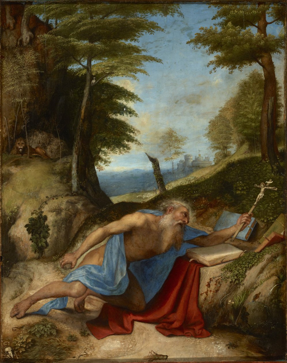 圣杰罗姆忏悔者 作者 洛伦佐·乐透（Lorenzo Lotto）