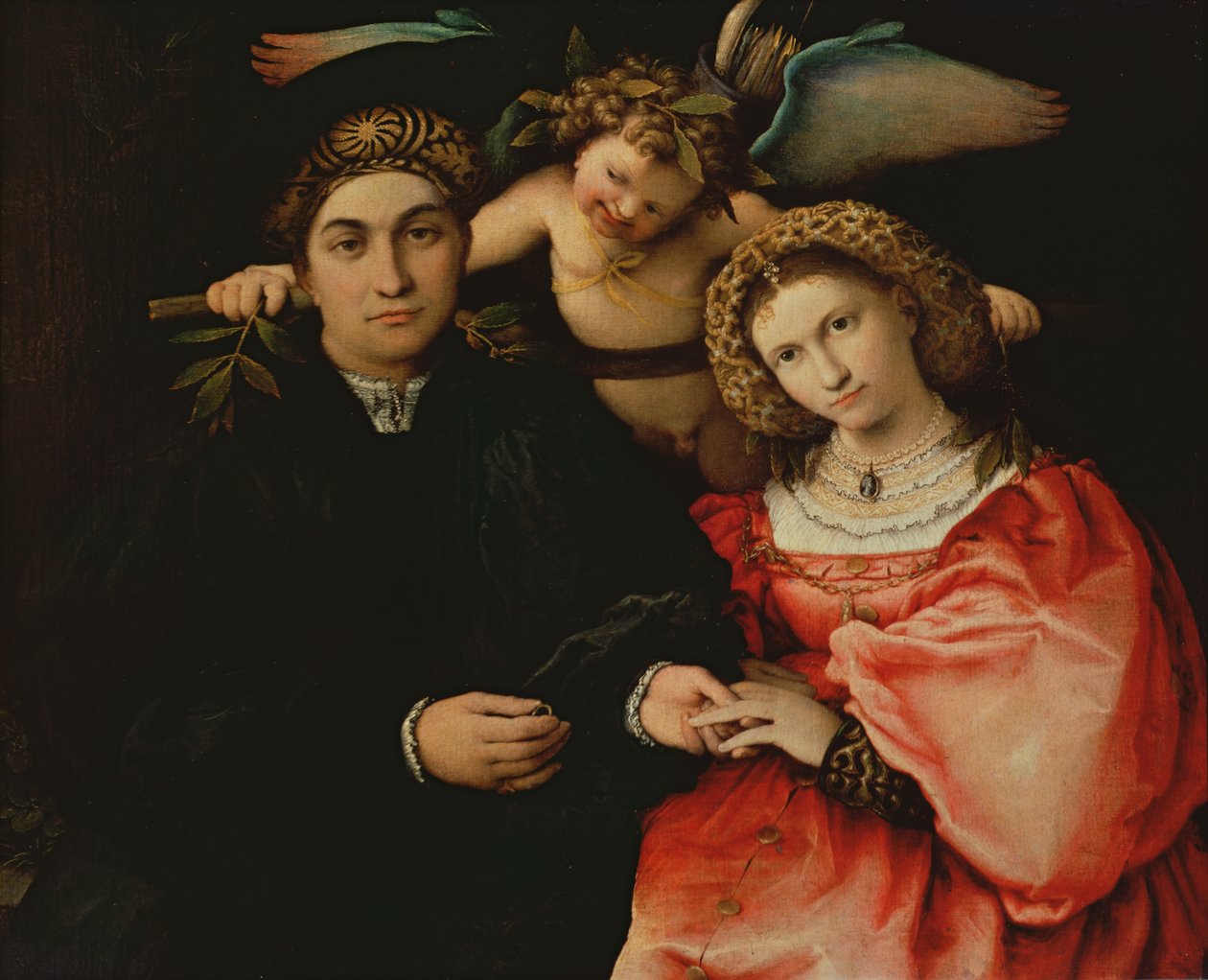 Marsilio Cassotti先生和他的妻子Faustina，1523年 作者 洛伦佐·乐透（Lorenzo Lotto）