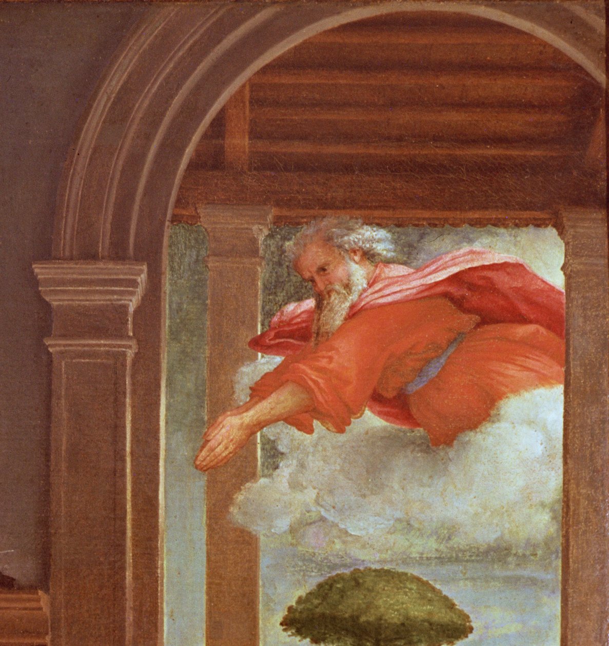 报喜，c.1534-35（细节215996） 作者 洛伦佐·乐透（Lorenzo Lotto）