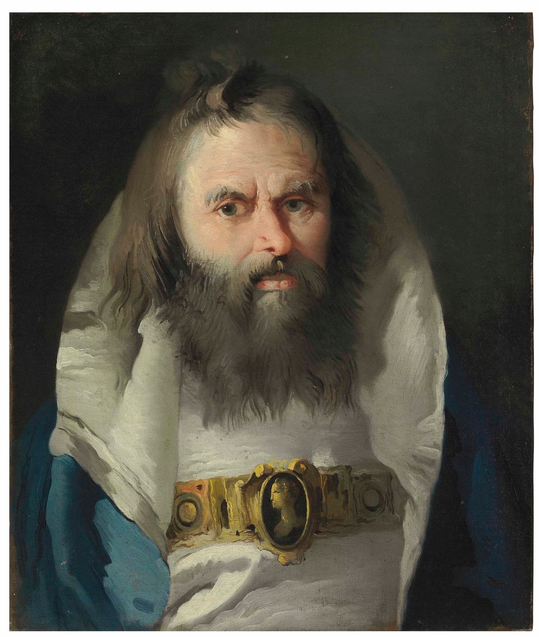 一个人的肖像 作者 洛伦佐·巴尔迪塞拉（Lorenzo Baldissera Tiepolo）