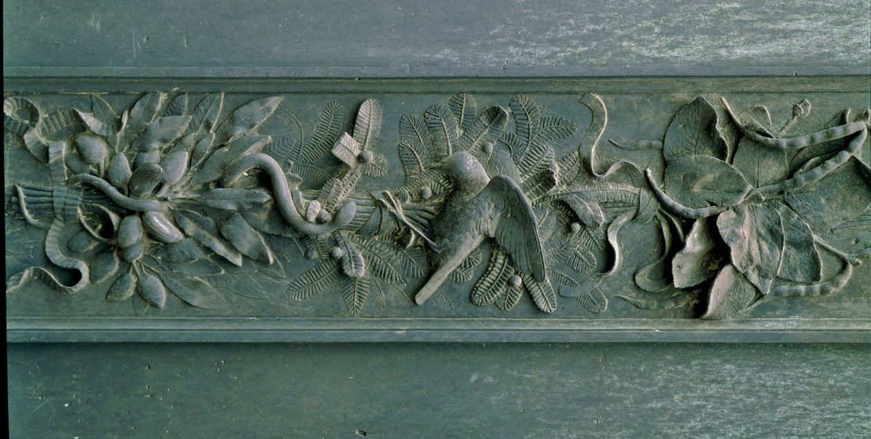 雕刻的框架，北门的细节。低浮雕青铜器 作者 洛伦佐·吉贝蒂（Lorenzo Ghiberti）