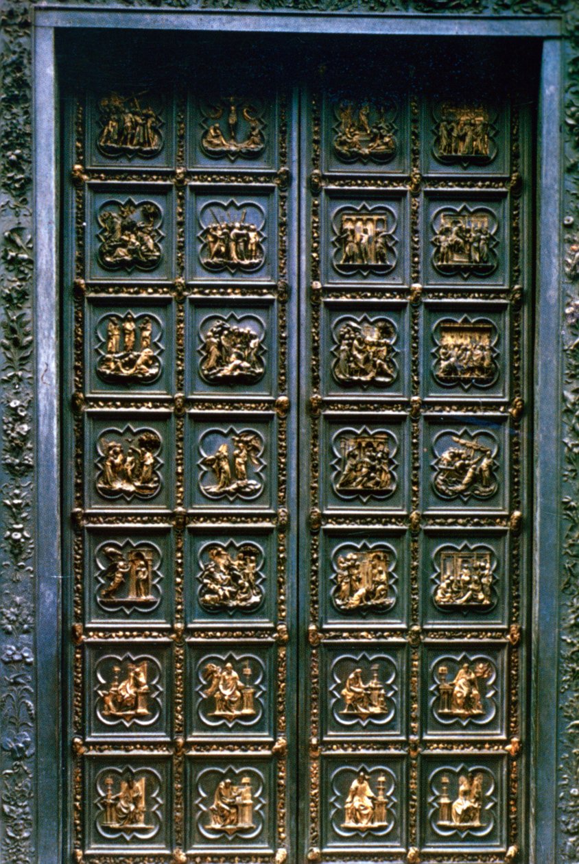 圣乔瓦尼洗礼堂的北门，1403-1424年 作者 洛伦佐·吉贝蒂（Lorenzo Ghiberti）