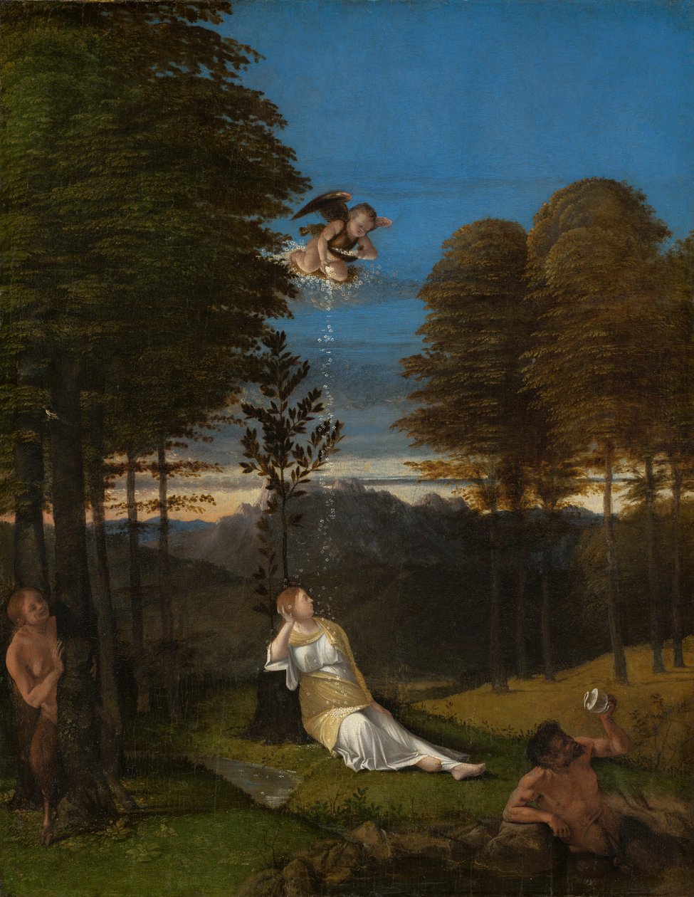 贞洁的寓言，约1505年。 作者 洛伦佐·乐透（Lorenzo Lotto）