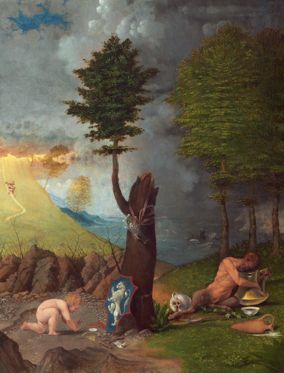 美德与罪恶的寓言 作者 洛伦佐·乐透（Lorenzo Lotto）