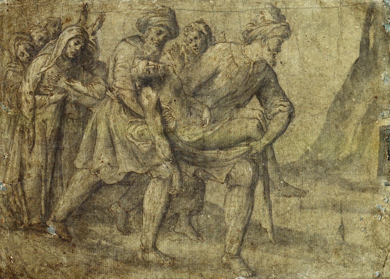 基督背着坟墓， 作者 洛伦佐·乐透（Lorenzo Lotto）