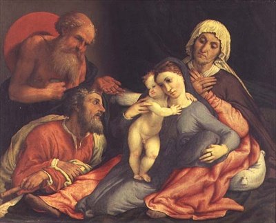 圣家族 作者 洛伦佐·乐透（Lorenzo Lotto）
