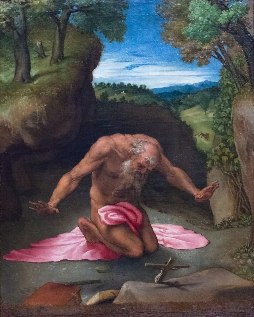 忏悔的圣人杰罗姆 作者 洛伦佐·乐透（Lorenzo Lotto）