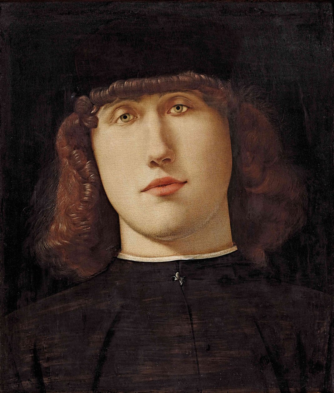 一个年轻人的画像，1500年。 作者 洛伦佐·乐透（Lorenzo Lotto）