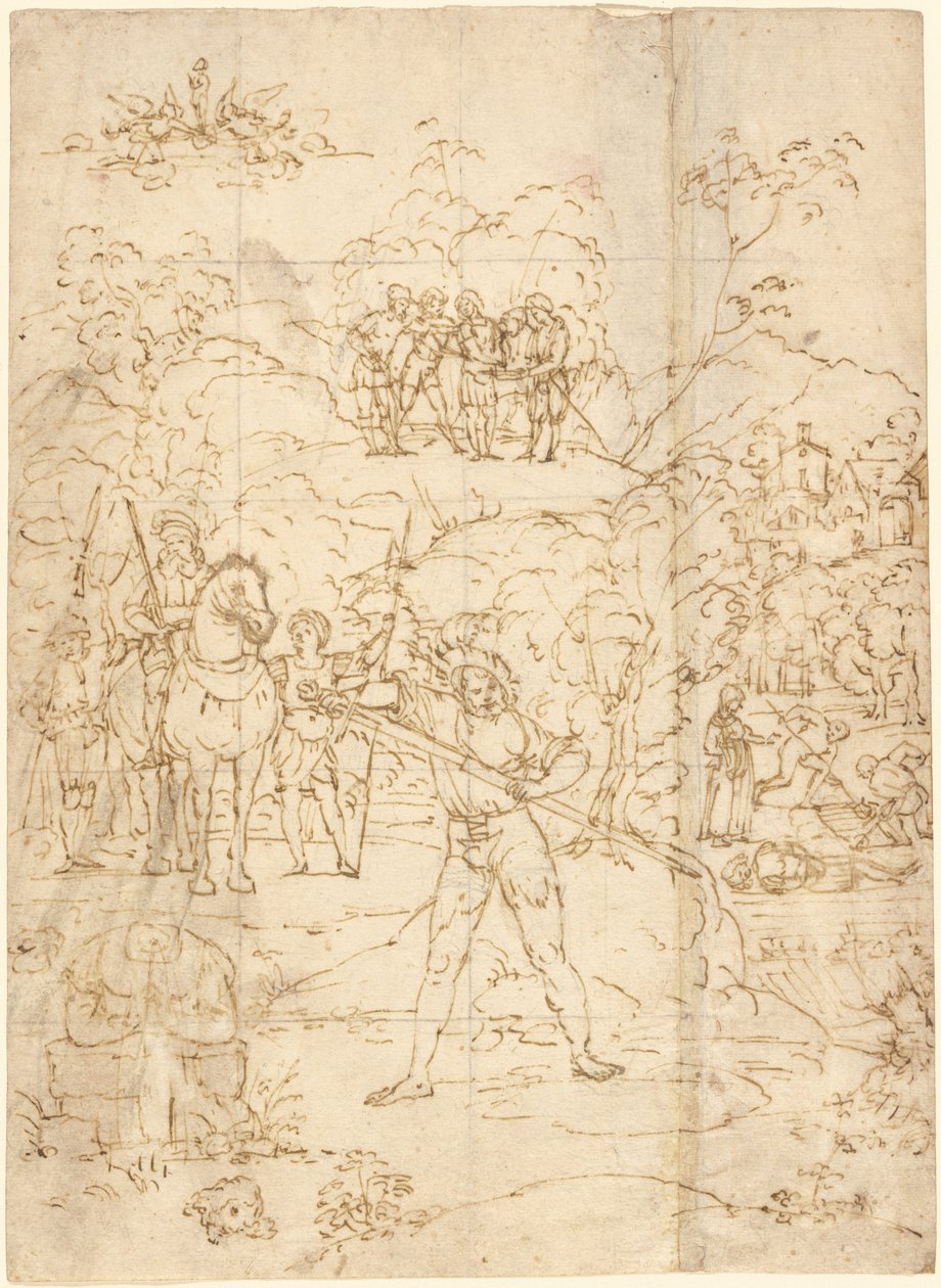 贝加莫的圣-亚历山大的殉道故事 作者 洛伦佐·乐透（Lorenzo Lotto）