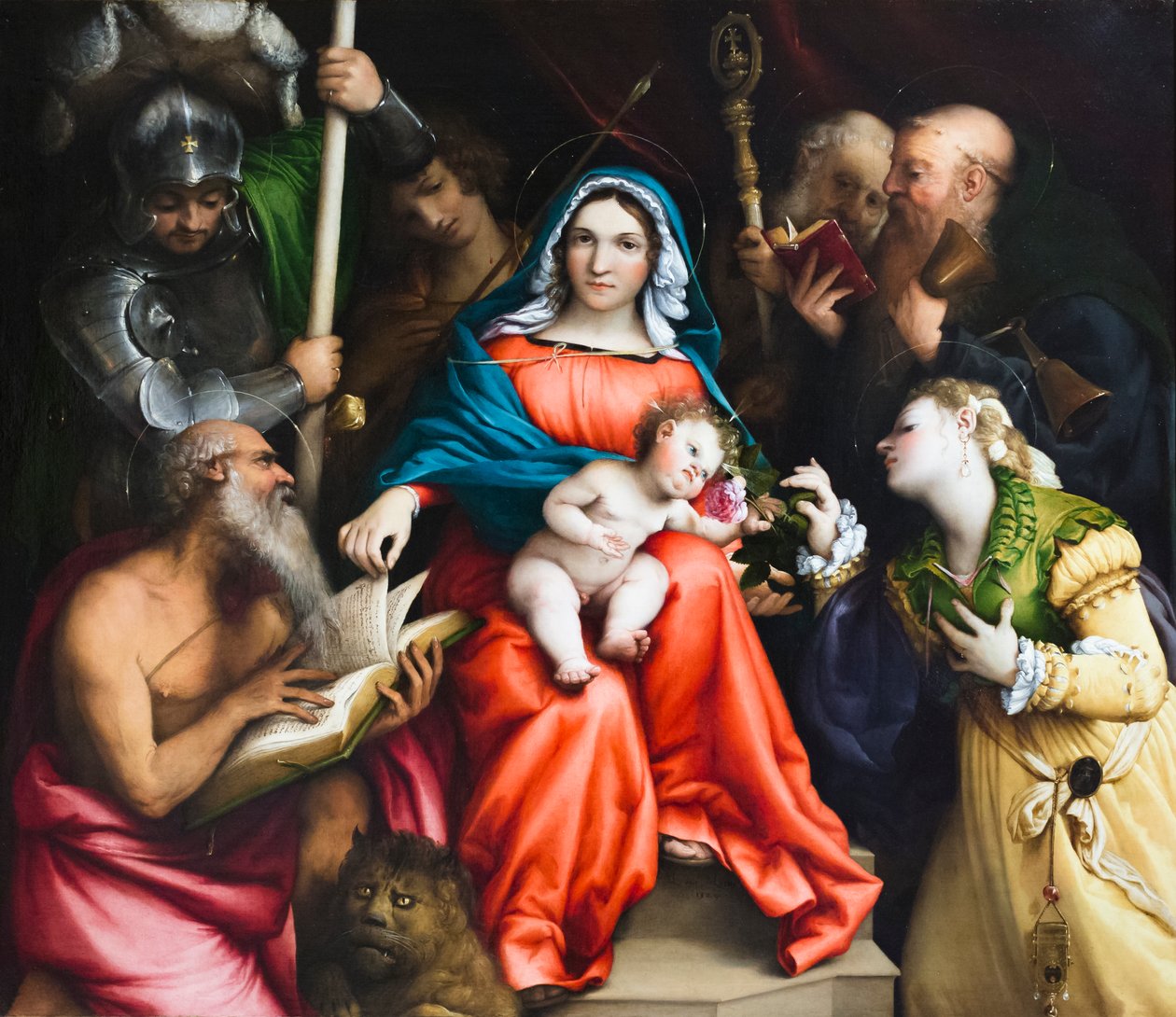 亚历山大的圣凯瑟琳的神秘婚姻 作者 洛伦佐·乐透（Lorenzo Lotto）