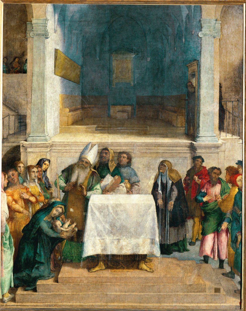 圣殿中的演示 作者 洛伦佐·乐透（Lorenzo Lotto）