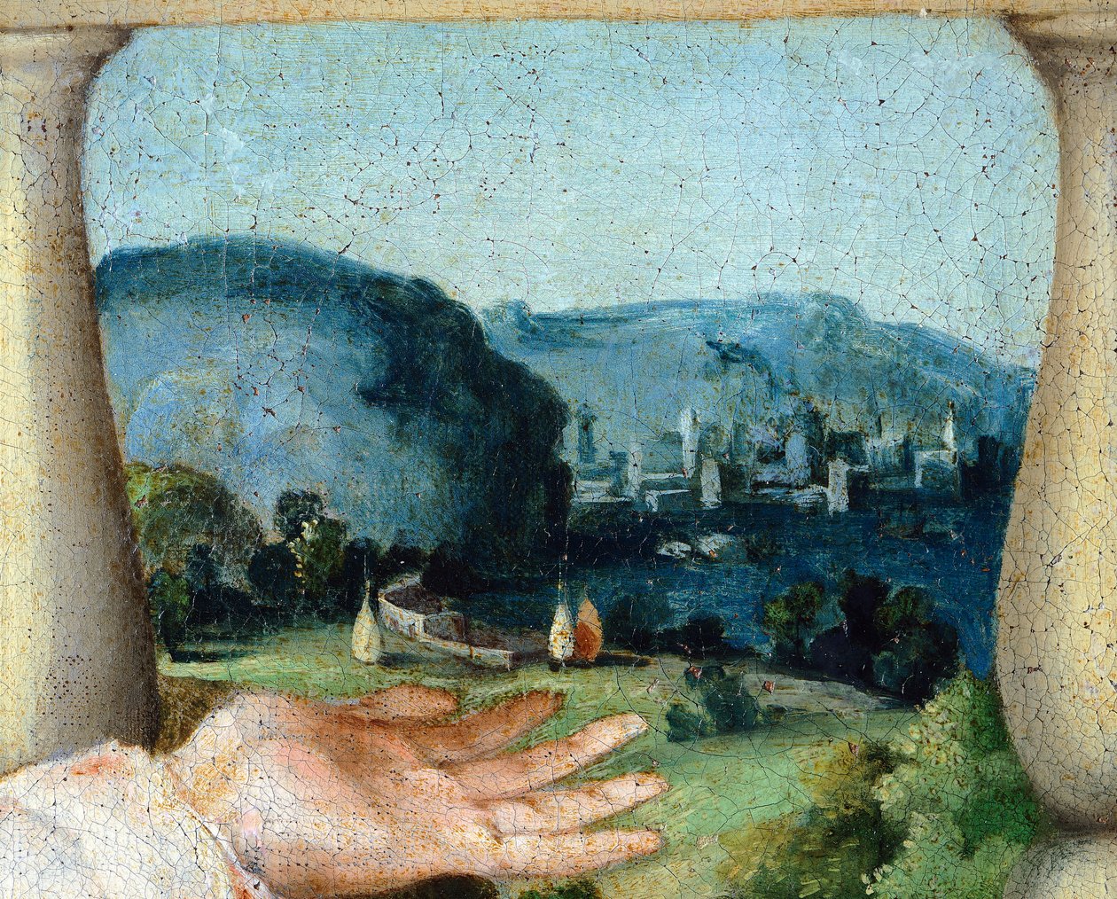 荣耀中的圣母在圣人科斯莫斯和达米安之间 作者 洛伦佐·乐透（Lorenzo Lotto）