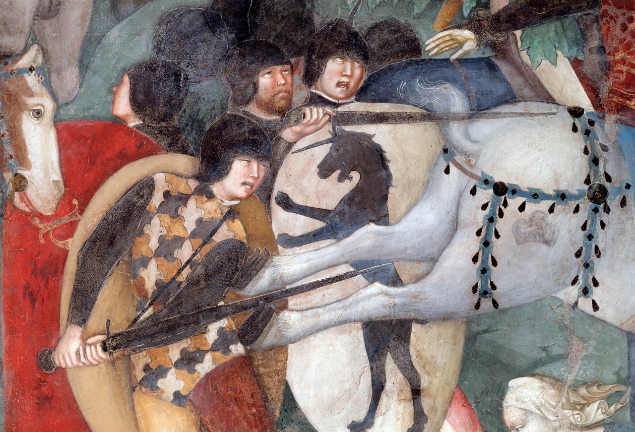 受难，士兵的细节（壁画 作者 洛伦佐·萨利姆贝尼（Lorenzo Salimbeni）