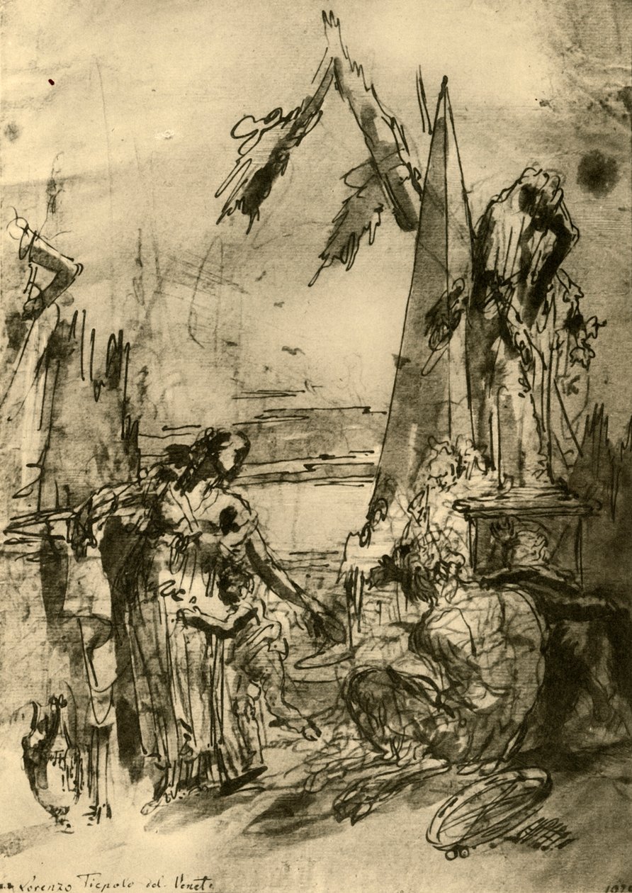 畅想曲》，18世纪中期，1928年 作者 洛伦佐·蒂埃波罗