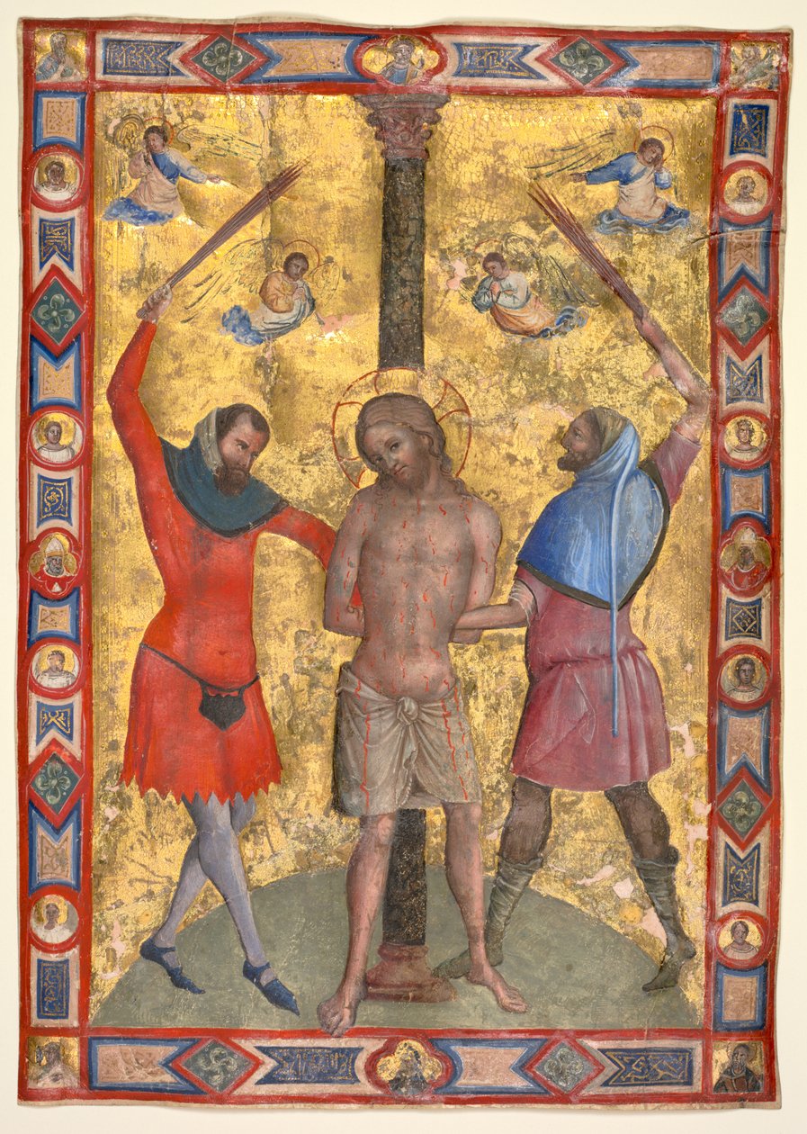 Mariegola的缩影：鞭毛虫c。 1350-1375。 作者 洛伦佐（Lorenzo Veneziano）