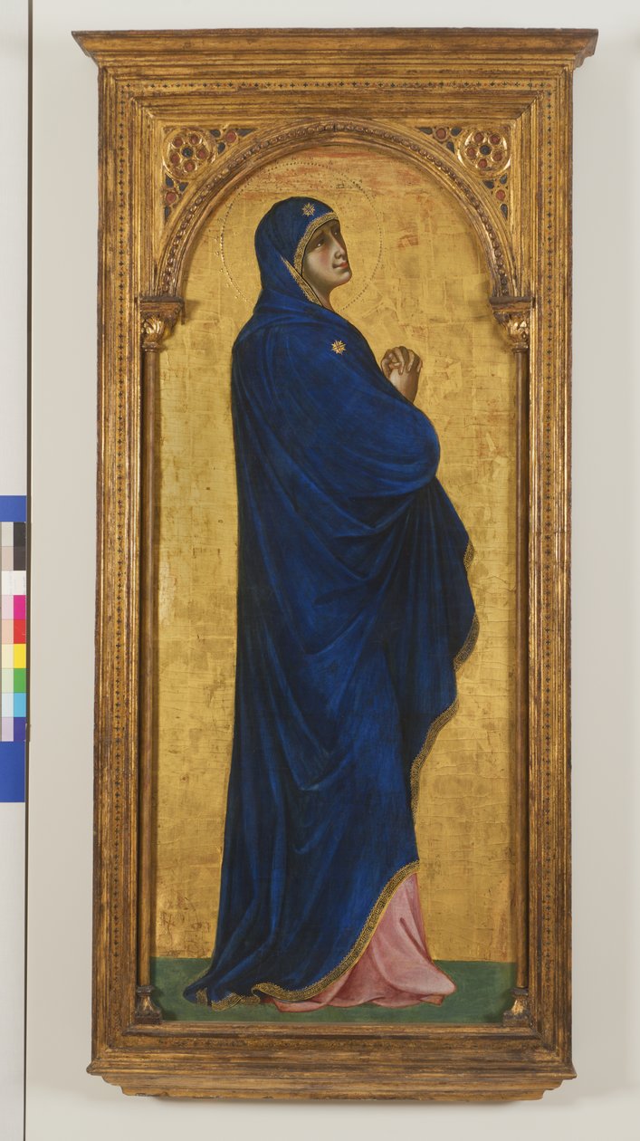 悲伤圣母（1355-57） 作者 洛伦佐（Lorenzo Veneziano）