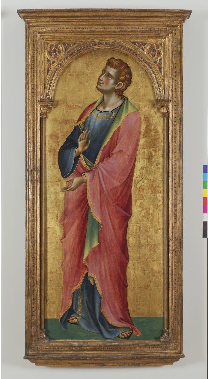 圣约翰福音传教士，1355-57年 作者 洛伦佐（Lorenzo Veneziano）