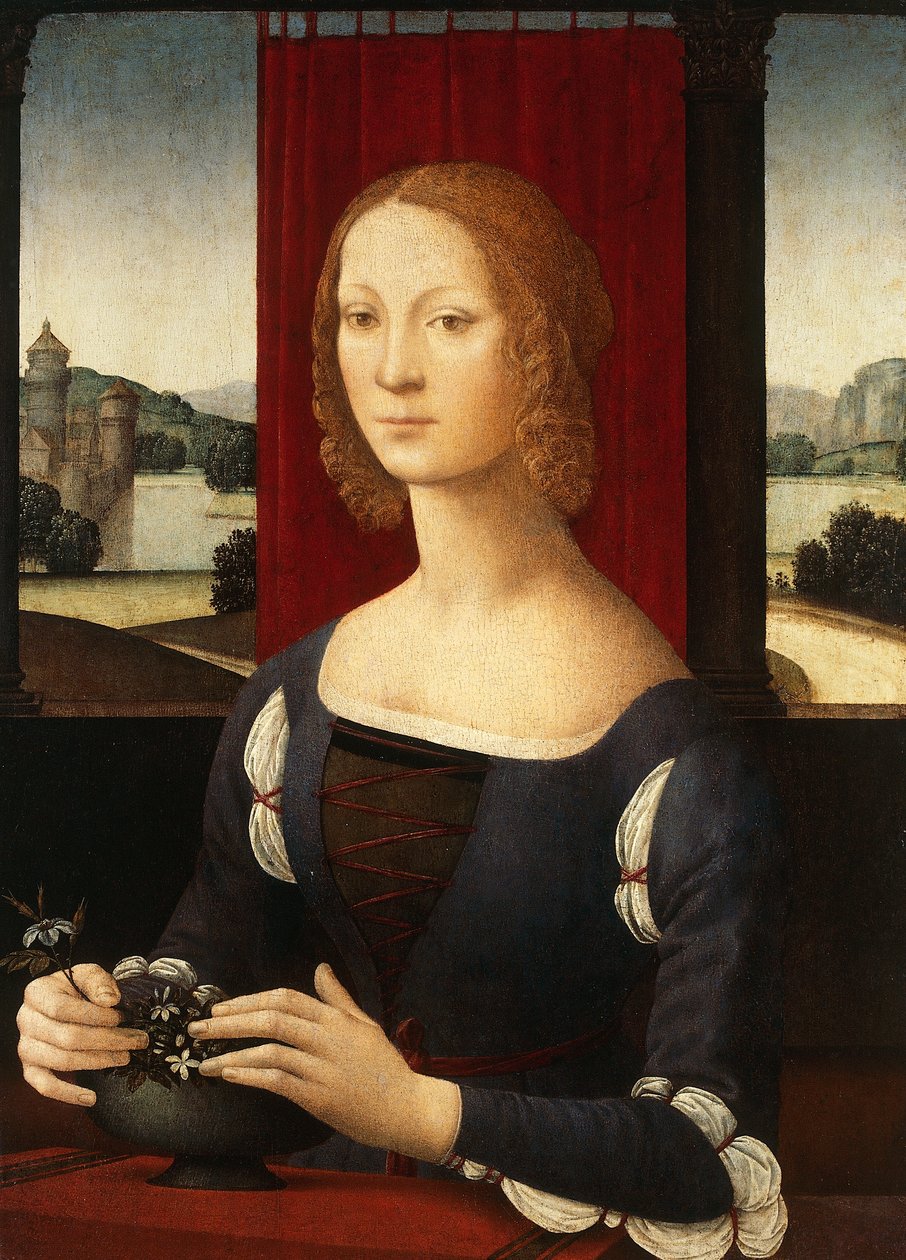 Caterina Sforza Riario 的肖像（米兰 作者 洛伦佐·迪·克雷迪
