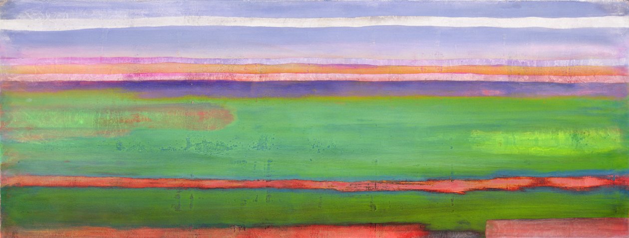 预期，2001年（面板上的石油上的油和虫胶） 作者 卢·吉布斯