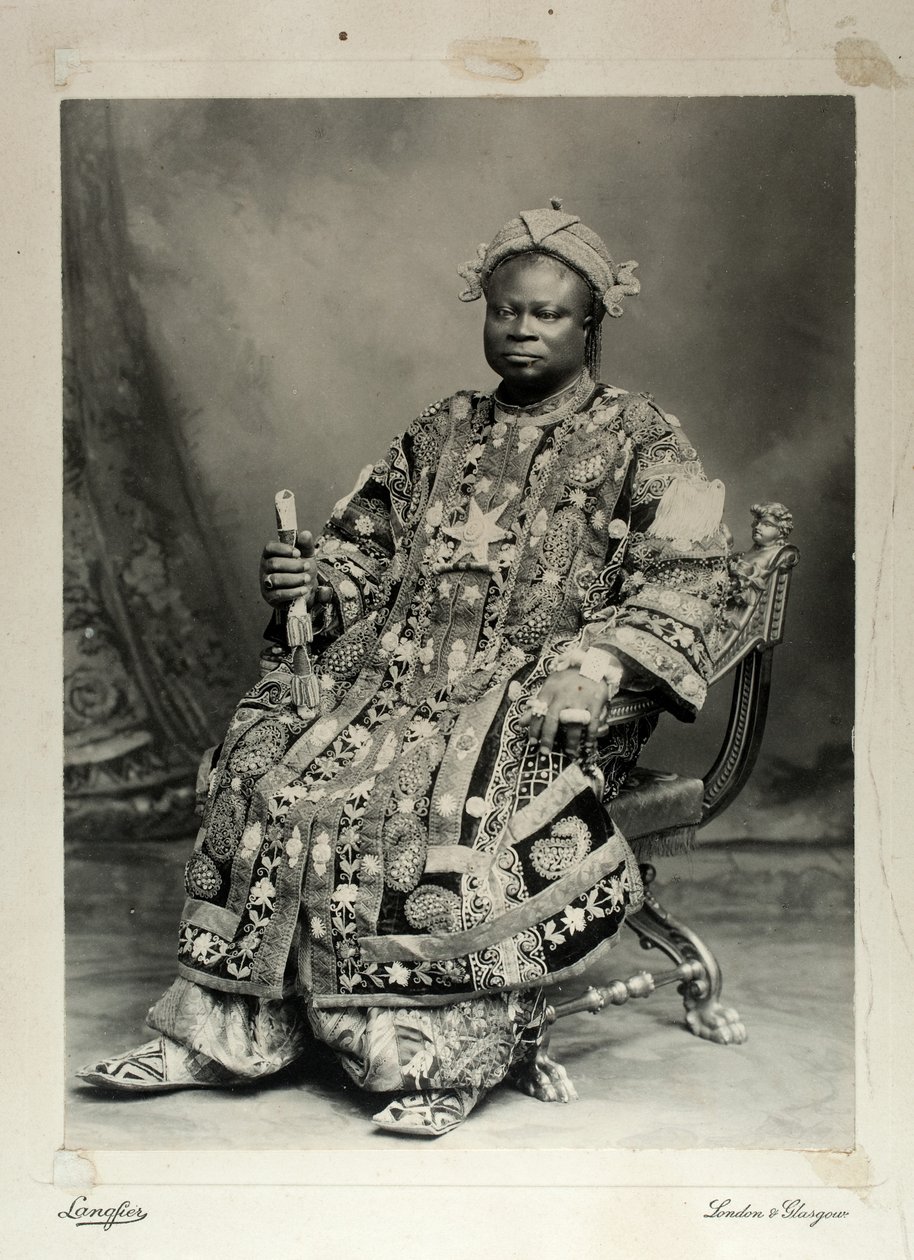 Tegumada Ademola，英格兰，1904年（明胶银印） 作者 路易斯·阿道夫·朗菲尔