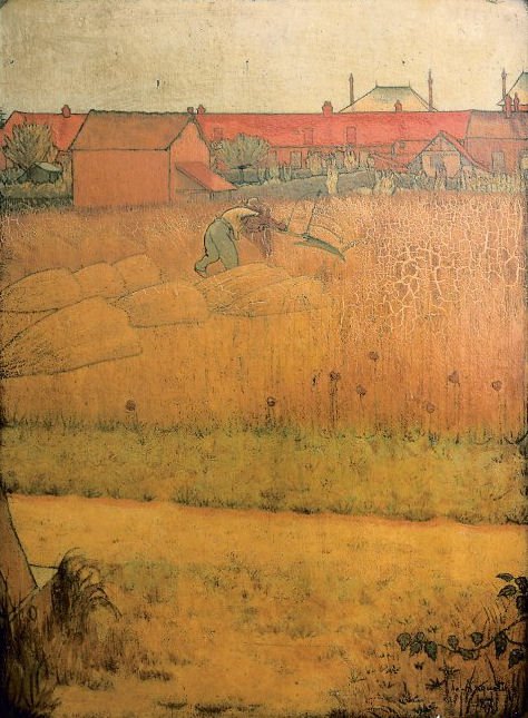 Le FauchernCatala：El segadornEnglish：收获，或中午的割草机 作者 路易斯·安奎汀
