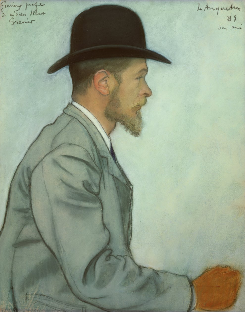 Albert Anquetin，1885年（粉彩） 作者 路易斯·安奎汀