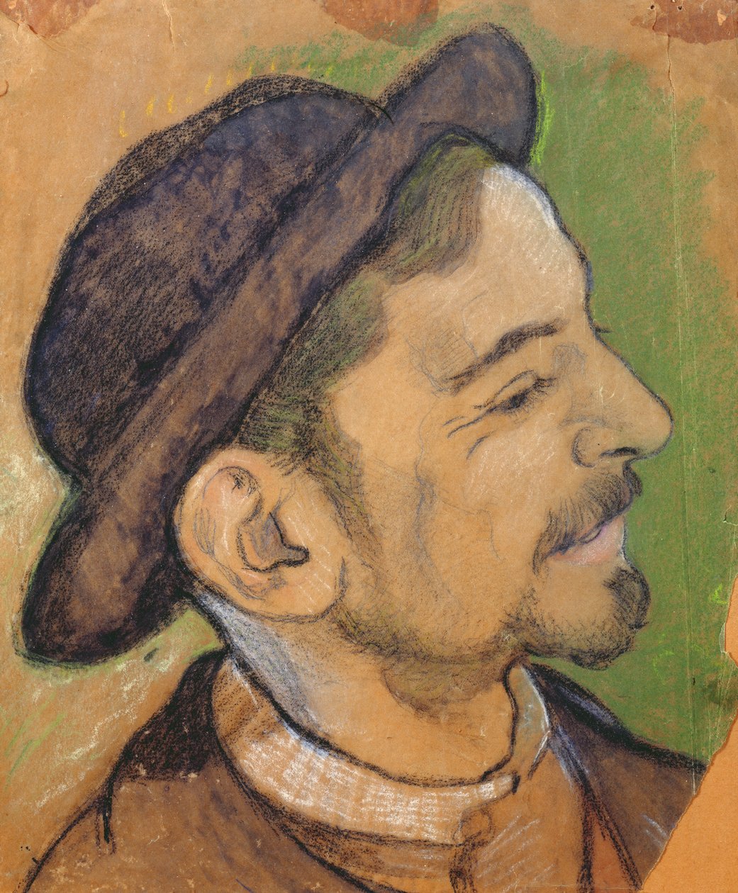 Emile Bernard，c.1887（粉彩） 作者 路易斯·安奎汀