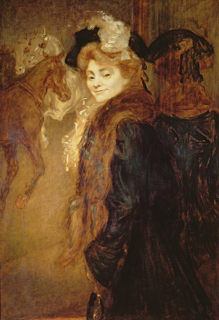 1890年在街上的女人 作者 路易斯·安奎汀
