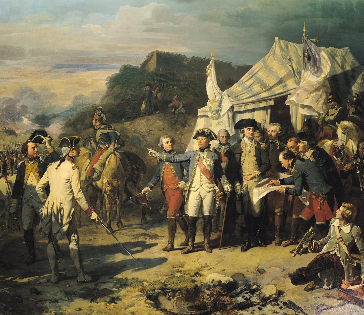 围攻约克镇，1781年10月17日，1836年 作者 路易斯·查尔斯·奥古斯特·库德