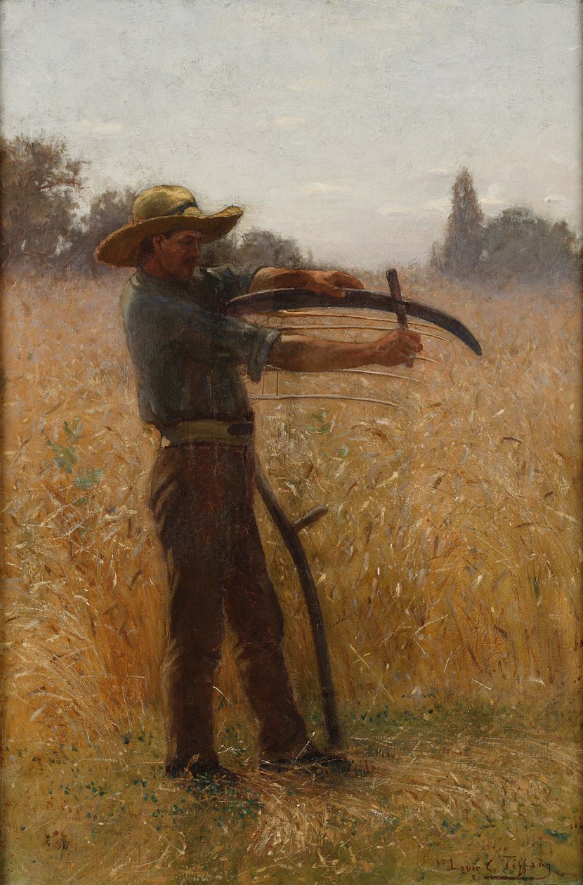 收割者，c.1879-81 作者 路易斯·康福特·蒂芙尼