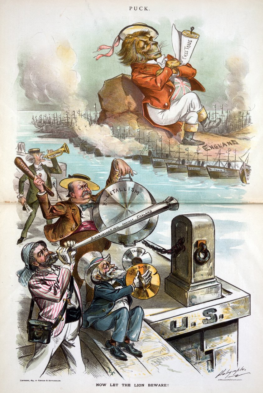 现在让狮子小心！，1894年 作者 路易·达林普