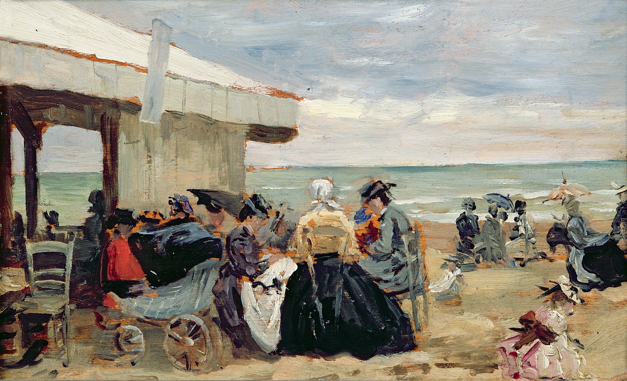 海滩场景 作者 尤金·路易斯·布丁