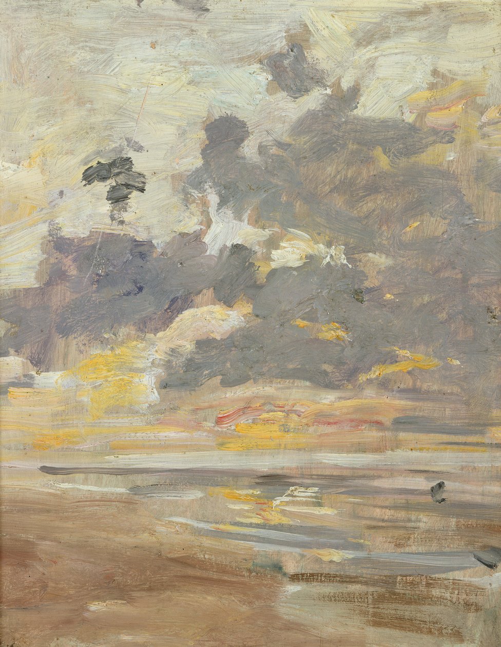 大天空，c.1888-95 作者 尤金·路易斯·布丁