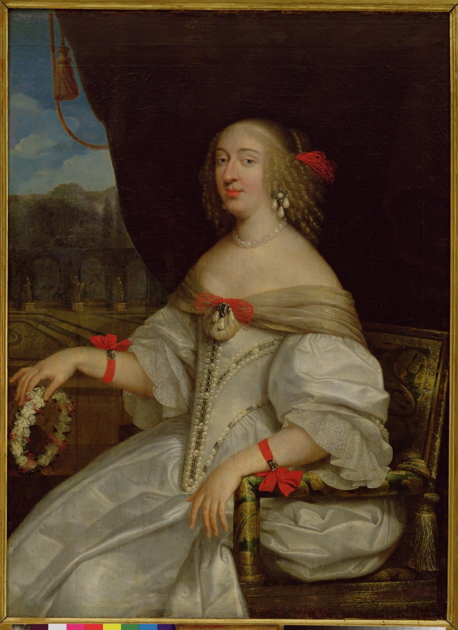 Anne-Marie-Louise d&39;Orleans（1627-93）Montpensier公爵夫人的肖像 作者 路易斯·费迪南德·埃勒