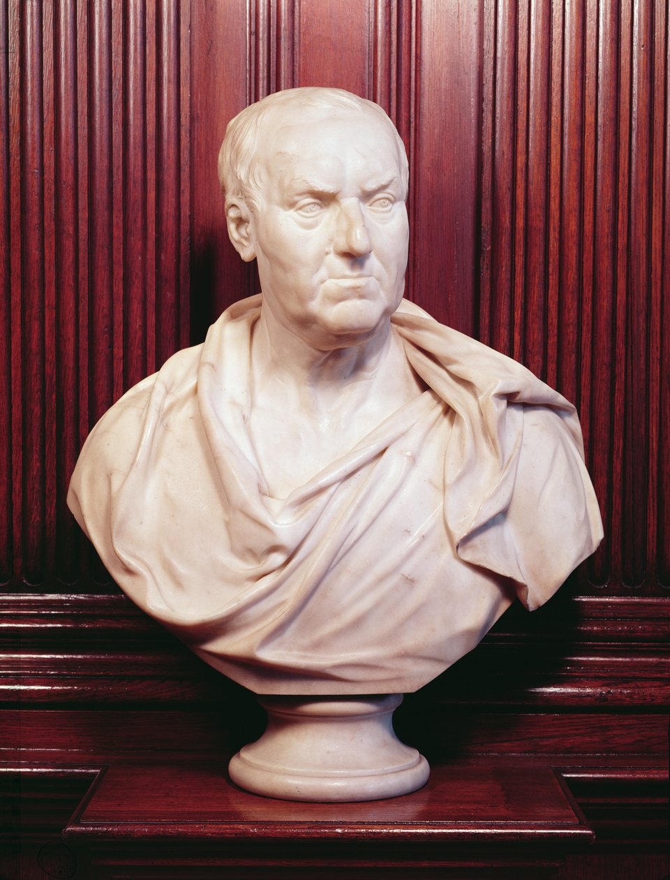 Richard Mead博士的肖像胸围（1673-1754）c.1740-50（石膏） 作者 路易斯·弗朗索瓦·鲁比拉克