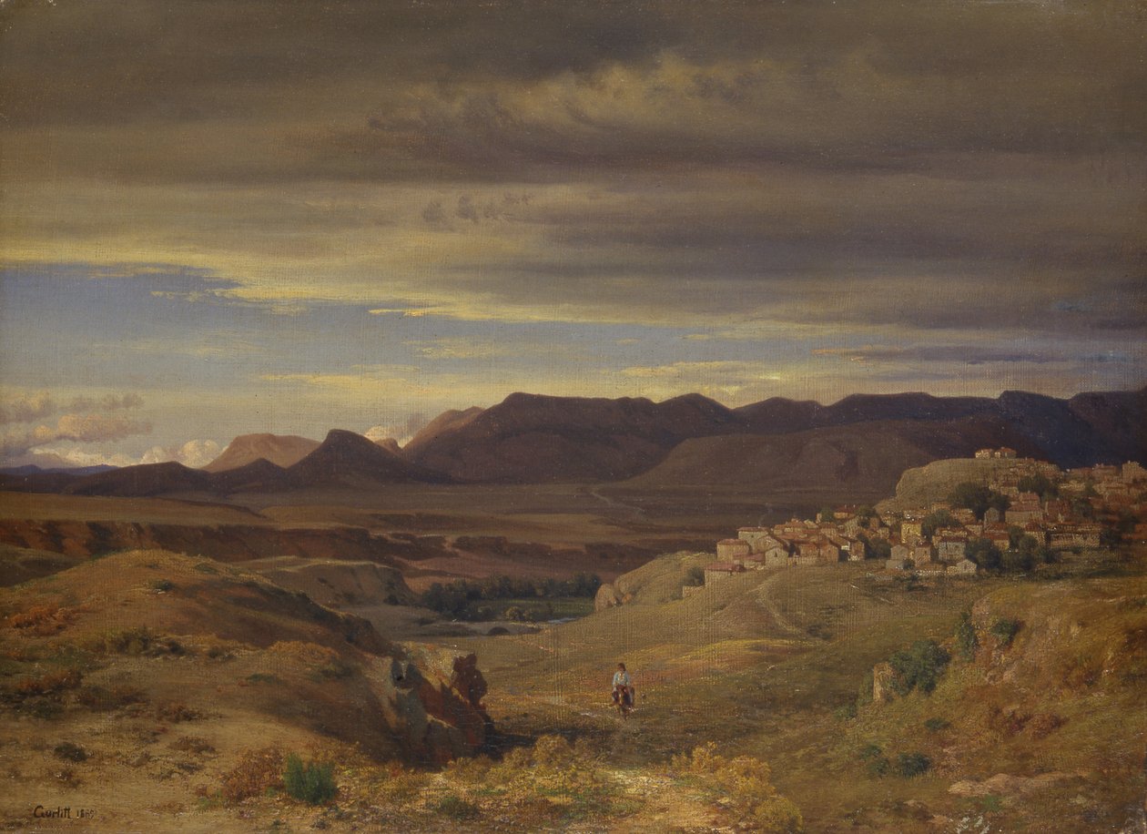 景观，1869年 作者 路易斯·古利特（Louis Gurlitt）