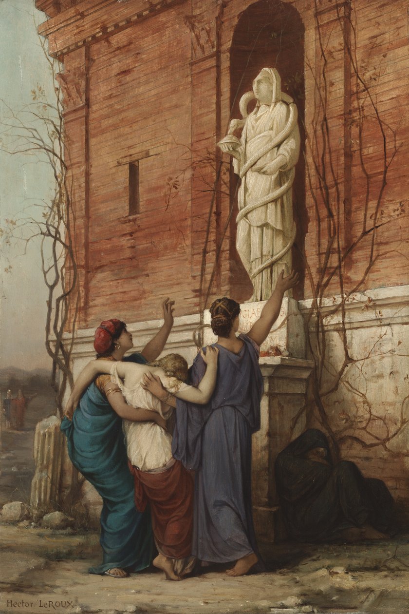 调用女神Hygieia，1862年 作者 路易斯·赫克托·勒鲁
