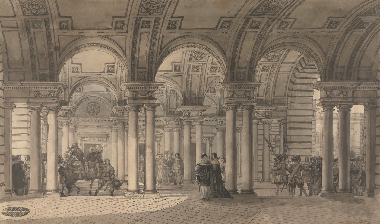 Somerset House，Strand Vestibule 作者 路易·简·德斯普雷斯