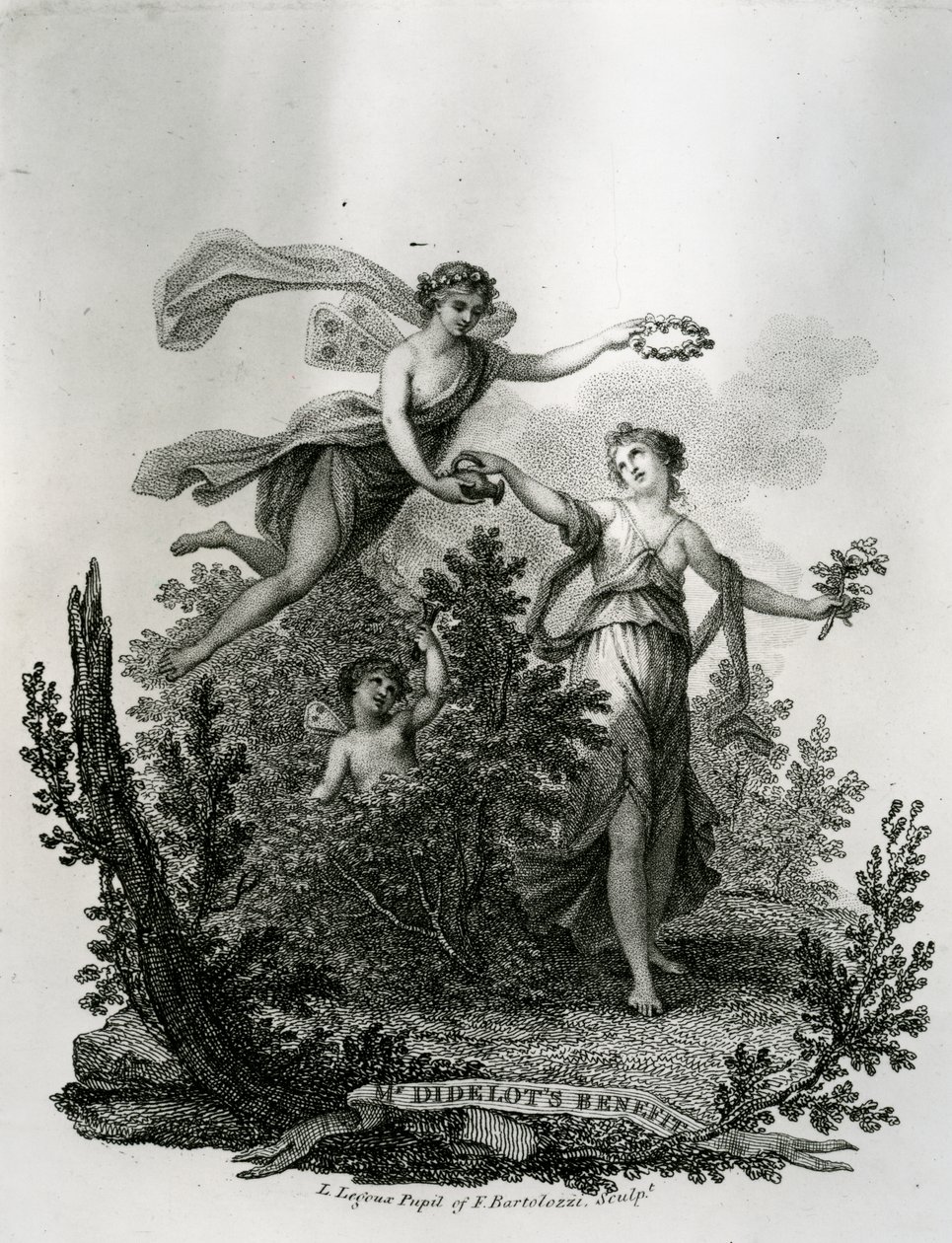 设计福利卡，c.1789-1804 作者 路易·乐高