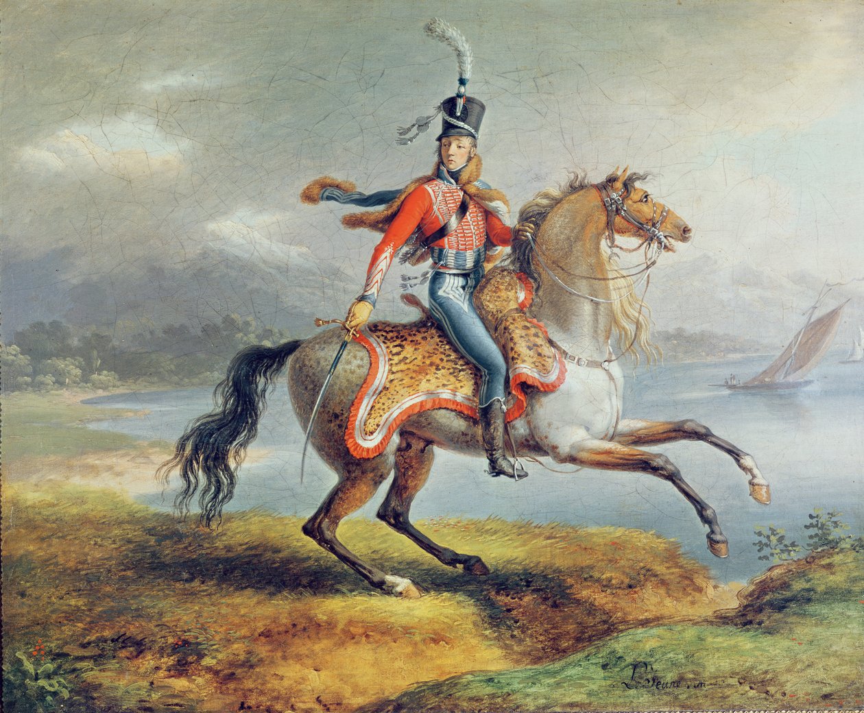 马术自画像，1806-08 作者 路易斯·勒琼