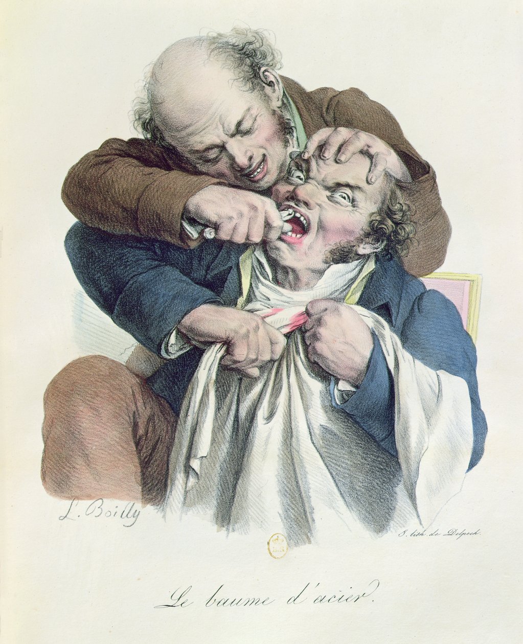 The Steel Balm，由Francois Seraphin Delpech（1778-1825）c.1826雕刻 作者 路易斯·利奥波德·博伊