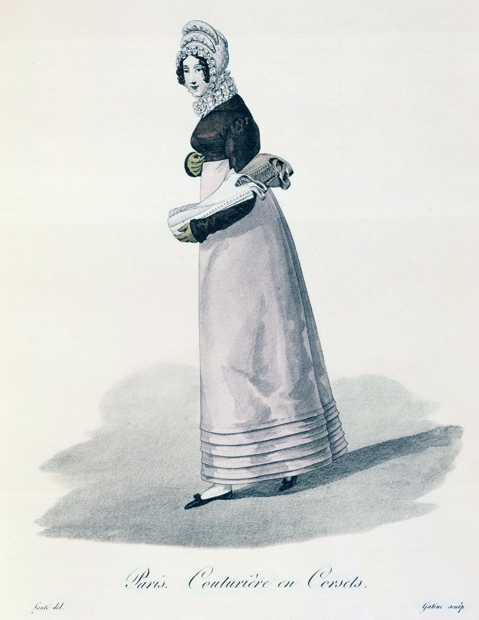 Parisien Corset Maker，1830年 作者 路易·玛丽·兰特（Louis Marie Lante）