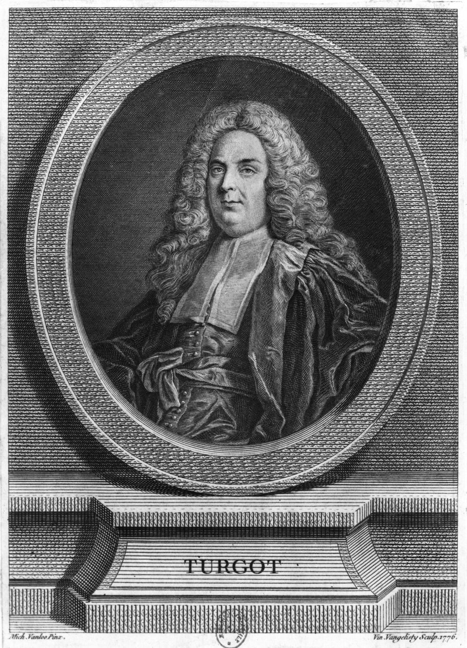 米歇尔艾蒂安·图尔戈特，1776年 作者 路易斯·米歇尔·范·卢