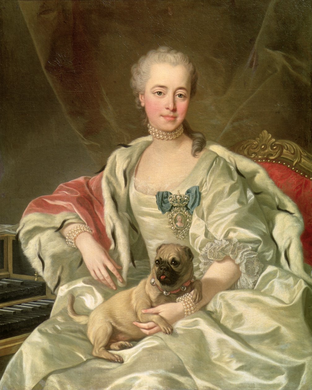 Ekaterina Golitsyna公主（1720-91）1759 作者 路易斯·米歇尔·范·卢
