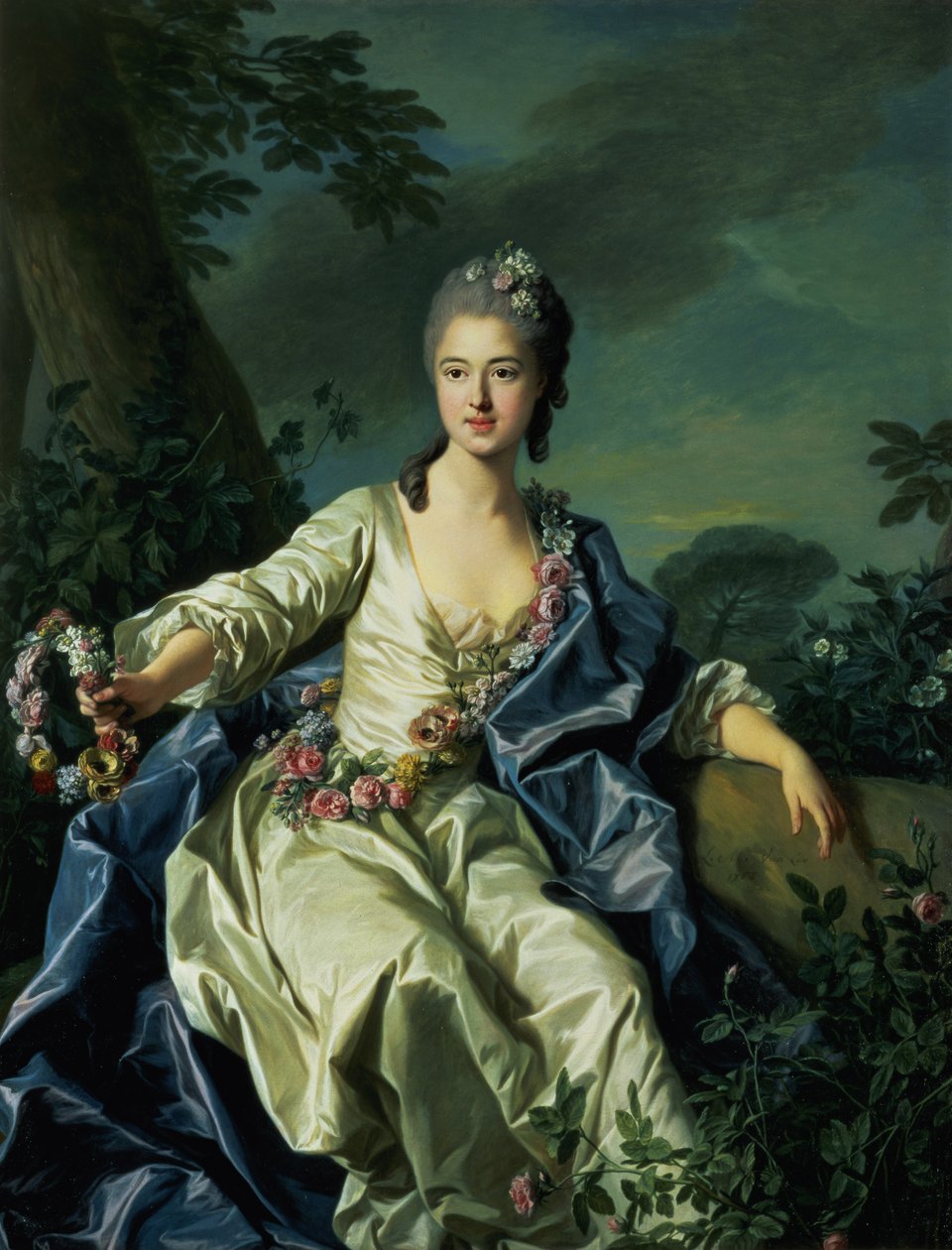 1776年Beaurepaire伯爵夫人 作者 路易斯·米歇尔·范·卢