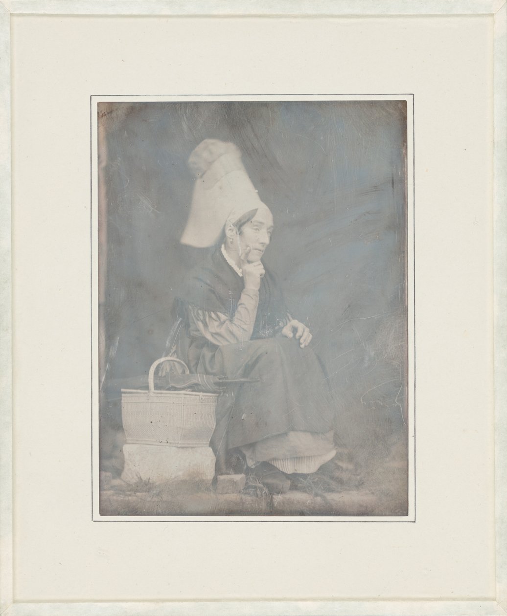 利雪妇女肖像》，阿尔金特勒，1846 年（照片） 作者 路易斯·阿道夫·亨伯特·德·莫拉德男爵